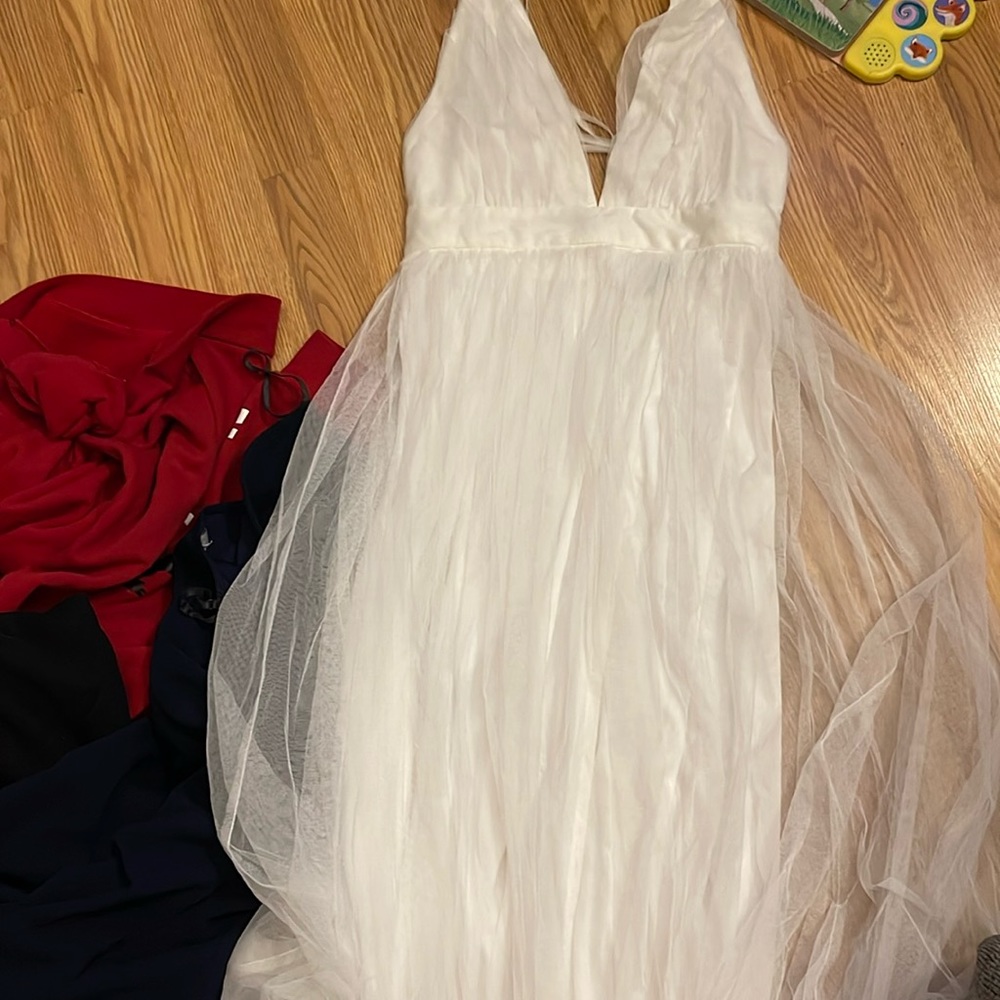 long white dress
